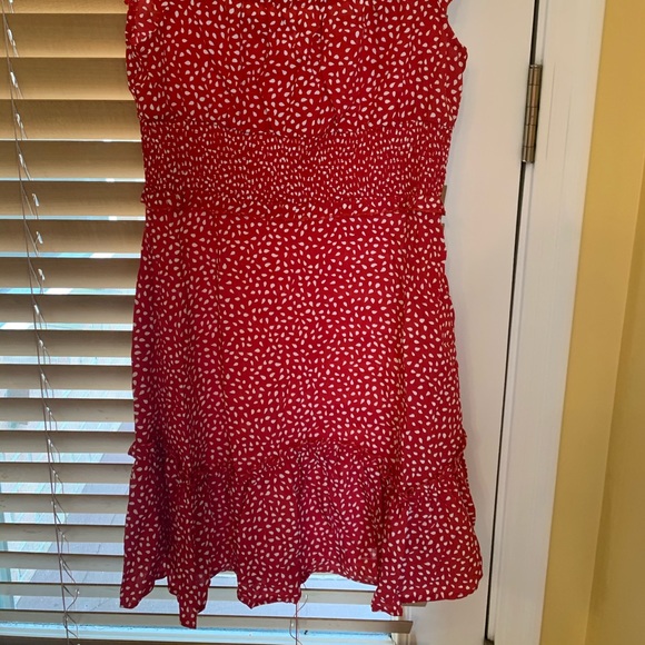 Red Mini Dress - Picture 4 of 4